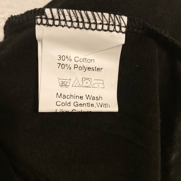 Black Racerback Open Cut Out Tie Back Sports Tank Top - Size Large - Picture 6 of 6